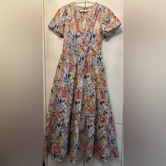 NWT Size M - The Somerset Maxi Dress 100% Cotton with Pockets (NWT US$ 168) - Picture 3 of 16